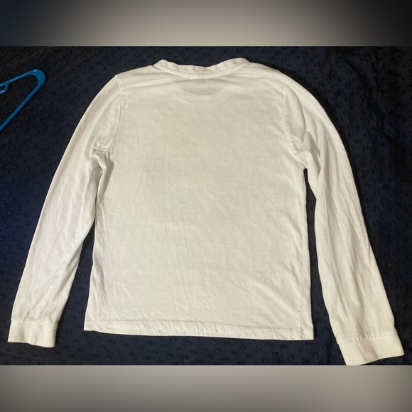 White & Green Recycle Threads Long Sleeve Top - Picture 2 of 3